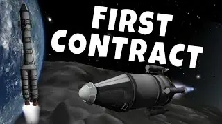 KSP - Career & Contracts - Moon Landing