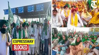 Protesting farmers block KMP-KGP expressway