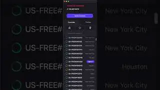 Proton VPN quits the manual server selection tab.
