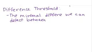 Another term for difference threshold is a. just noticeable difference. b. sensory adaptation. c. a&hellip;