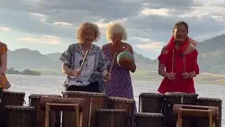 Nankama &ldquo;Born to drum&rdquo; playing Black Mamba Richter Pass Resort Osoyoos BC