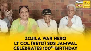 Zojila War Hero Lt Col (Retd) SDS Jamwal Celebrates 100th Birthday