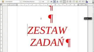 Edycja tekstu część 1