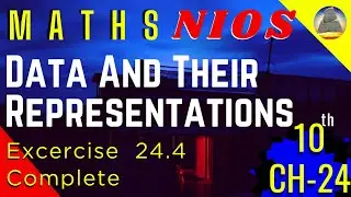 Nios, Class-10, Ch-24 , Data and their Representations, Ex -24.4 , Complete