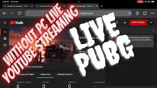 HOW TO STREAM ON IPAD MINI 6 WITHOUT PC OR LAPTOP | HOW TO PUBG LIVE STREAM ON IPAD | LIVE STREAM