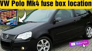VW POLO MK4 FUSE BOX LOCATION