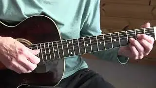 Gibson L3 Blues in G - Fingerpicking Blues Lesson - Big Bill Broonzy style - TAB avl.