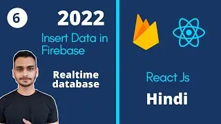 insert data in firebase react 🔥🔥 #reactjs