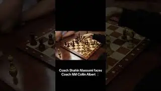 Coach Shahin faces National Master Colin Albert🕰️ #chess #chessgame #chessmasterpiece #chesstactics 