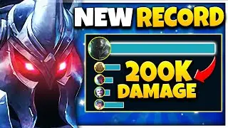*NEW DMG RECORD* I made Morde do 198,201 DAMAGE (UNKILLABLE 1v9 RAIDBOSS)