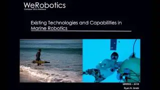 WeRobotics Webinar - Marine Robotics Part 1