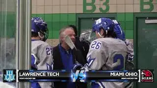 Lawrence Tech Men's Hockey D3 vs Miami Ohio Highlights 10/15/21