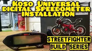 Установка цифрового спидометра Koso &mdash; серия сборок CBR900 Streetfighter