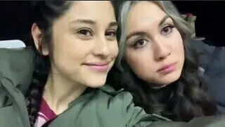 Yvette monreal and Meg delacy eating food on set Stargirl season 1 episode 2 #8