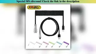 Best NNBILI Mechanical Keyboard Coiled Cable Wire Type C USB Port Aviator Coiling Cable Desktop Comp