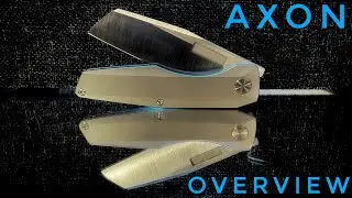 Vero Engineering Axon - Titanium Frame Lock - Knife Overview