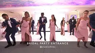 Tanzanian wedding - Bridal Party Entrance in London UK