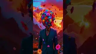 Fractal Head 🌸🧠 | Trippy Chill Visual | Mind-Bending AI Art