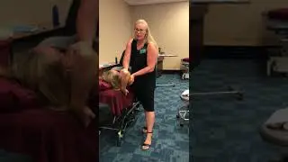 Tricep stretch supine