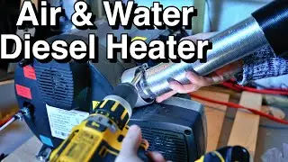 Установка комбинированного котла JP Diesel Heater в наш фургон! | Van Build, выпуск 10
