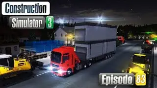I deliver a garage in iso man truck!!|Construction simulator 3|[Episode:83]