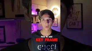 How to add key frame animation in your video #shorts #capcut #shortsfeed #tutorial #viralshort