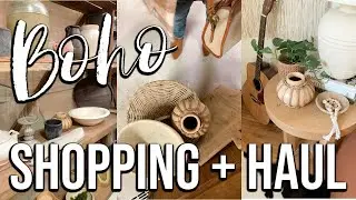 SHOP WITH ME FOR BOHO DECOR | Yet Lovely Boutique + Home Decor Haul & Styling!