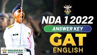 NDA 1/2022 Answer Key 10 April 2022 | GAT Video Solution | Paper Analysis (Paper II- GAT ) by SDA