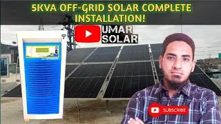 5kVA UTL Off Grid Solar Complete Installation | Step-by-Step Guide #part1
