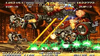 Metal Slug 3 boss 3 Jupiter King Eri cae al vacio xD