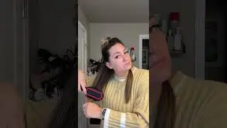 Tymo Ionic Straightening Brush #hairtutorial #hairtools #tymobeauty