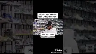 #BrysonTiller Explains His Pen Griffey Nickname While #SneakerShopping #Shorts