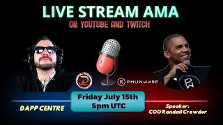 DAPP CENTER LIVE AMA с Рэндаллом Краудером, главным операционным директором PHUNWARE, токеном $PHUN!