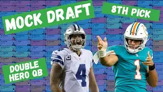 Double Hero QB Strategy, Superflex Mock Draft