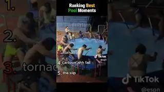 Ranking best pool moments