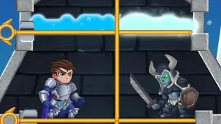 Rescue Hero Gameplay/ Pull The Pin Level Solution Android IOS Mobile
