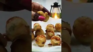 Crispy Aloo Pops in just 15 minutes 😍No breadcrumbs, no baking! Try this easy snack today 🥔#food