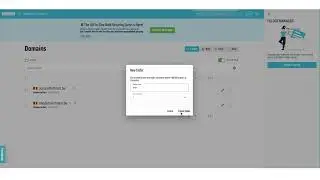 How to Create a Folder and Move Domains in Cosmos EuroDNS Tutorial