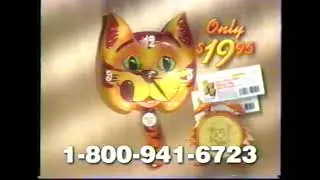 Meow Mix Cat Clock Commercial 2005