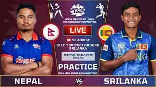 Nepal Vs Srilanka 'A' Live Score And Commentary | Nepal tour of Srilanka | 2nd Practice Match