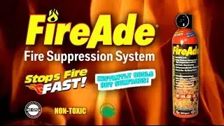 FireAde Fire Suppression System - the amazing fire extinguisher alternative