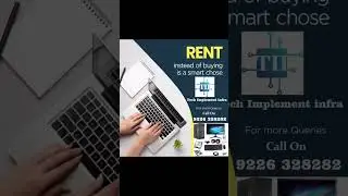Laptop & Desktop On rent. #desktop #laptop #itservices #itsupport #cctv #rental #itservicemanagement