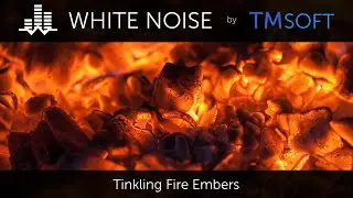 Tinkling Fire Embers 10 Hour Sleep Sound - Black Screen