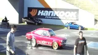 Pink Rx3 Big strong burnout  10 10  @137mph Jamie Marshall