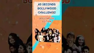 60 Seconds Bollywood Challenge! Can You Score 7/7? #bollywood #india #quiz #bollywoodquiz