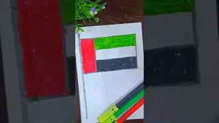 UAE Flag Drawing 🇦🇪#shorts