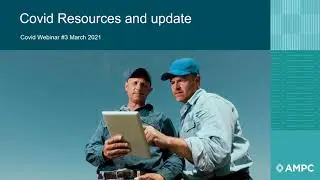 AMPC Webinar: Meat Industry COVID-19 Update March 2021