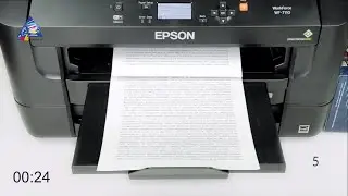 Epson WF-7110: тест на скорость печати в режиме 