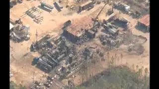 Explosion Aftermath Aerials