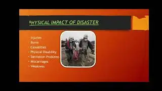 impact of disaster of environment